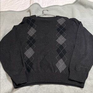 Men's Classic Argyle Crewneck Sweater: EXCELLENT CONDITION NO FLAWS